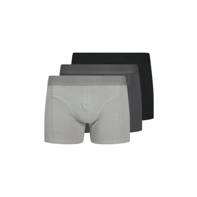 Imagen de JACK &amp; JONES Jacordinary Trunks 3 Pack, Negro, M (Pack de 3) Hombres