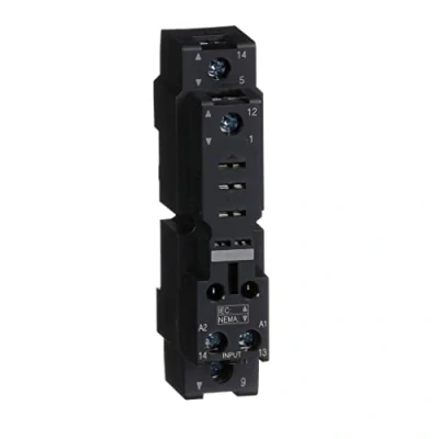 Imagen de Schneider Electric RPZF1 Toma para Relé Potencia Zelio RPZ con Contactos Mixtos Abrazadera Tornillo