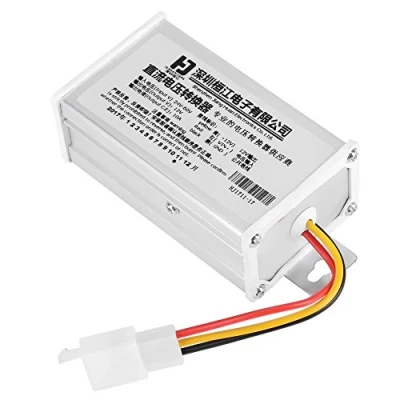 Imagen de Convertidor DC A Buck Transformador Reductor de Voltaje Entrada 24V 60V Salida 12V 10 / 120W Regulador Fuente alimentación para vehículo eléctrico Carrito Golf Club Car Scooter