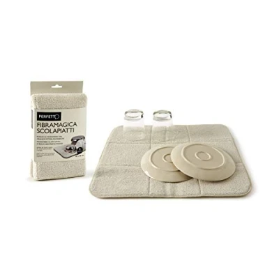 Imagen de Perfetto 0263C Escurreplatos Microfibra SuperAbsorbente, Colores Surtidos, 40x50 cm, 1 Unidad