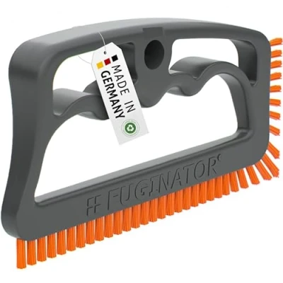 Imagen de FUGINATOR® Cepillo para Juntas Gris/Naranja, de Limpieza en baño, Inodoro, Cocina Azulejos y Paredes Práctico