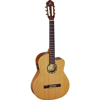 Imagen de Ortega Classical Guitar Family Series Pro 44 Incluye funda Mástil delgado NT Cedro natural RCE131SN