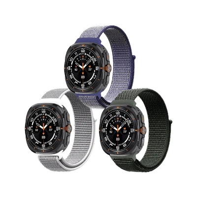 Imagen de Pack Correas Friendly License FRSWB101, Silicona, Samsung Galaxy Watch Ultra, Tamaño Muñeca 15 21 cm, Verde, Azul y Gris