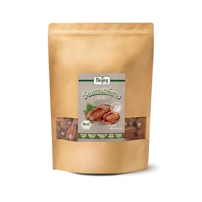 Imagen de Biojoy Nueces Pecanas Crudas Ecológicas (1 kg Mitades), sin sal y tostar