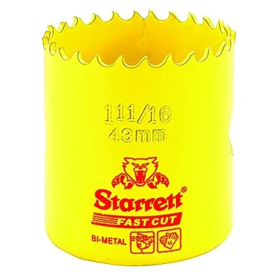 Imagen de Starrett 63FCH043 Corona perforadora (43 mm) color amarillo