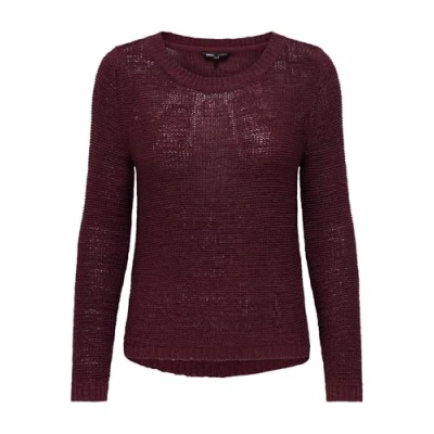 Imagen de ONLY Onlgeena XO L/S Pullover Knt Noos Jersey, Rojo Oscuro, XL para Mujer