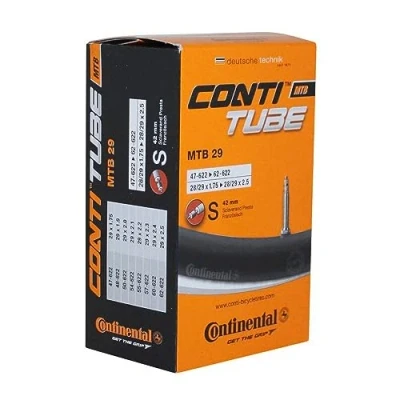 Imagen de Continental Tube Cámara de ciclismo MTB 29 pulgadas, 47 / 62 622, negro