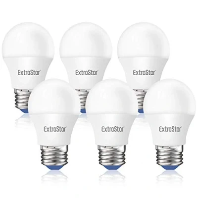 Imagen de EXTRASTAR Bombillas LED 4W E27 G45, 320 Lúmen, Luz Cálida 3000K, Equivalente a 32W Bombilla Halógena, No Regulable, 6Pcs