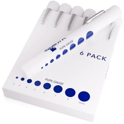 Imagen de Linterna desechable para bolígrafo con medidor de pupil (6 unidades)