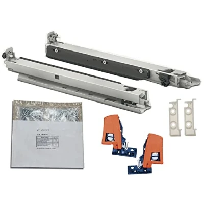 Imagen de Blum Movento Blumotion S 760H Guías para cajones (350 mm, montaje en suelo, extensión completa, 40 kg, 1 par, incluye juego de accesorios y acoplamiento)