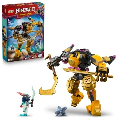 Imagen de LEGO Ninjago Meca de Batalla Spinjitzu Arin Figura Articulada para Cambiar y Combinar 2 Minifiguras Dragón Juguete Regalo Niños 7+ Años Fans El Renacer los Dragones 71839