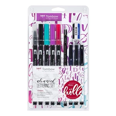 Imagen de Set lettering tombow advanced 10 piezas