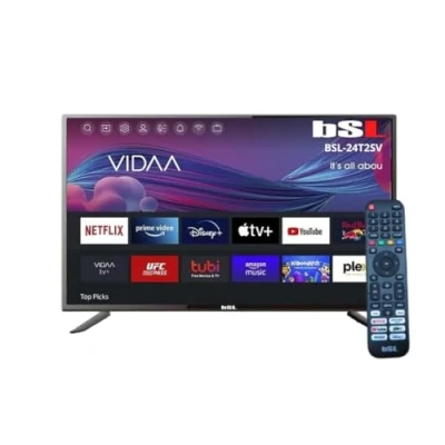 Imagen de BSL BEAUTIFUL SOUND LINE 24T2SV VIDAA Smart TV 24 Pulgadas WiFi RJ45 Resolución Full HD 1920X1080p USB DVBT2/S2/C Compatible con Youtube, Netflix, Disney +, Dazn, Prime HDMI
