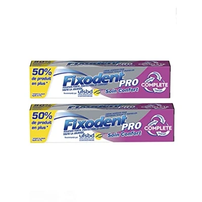 Imagen de Fixodent Pro Cuidado Confort Tubo de 70,5 gramos Lote 2 tubos