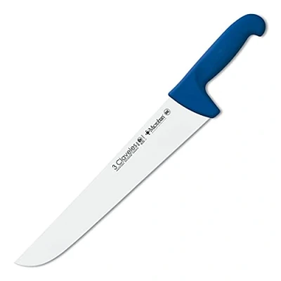 Imagen de 3 Claveles Cuchillo Carnicero Proflex, Acero Inoxidable, Azul, 30 cm 12&quot;