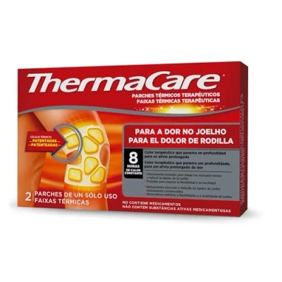 Imagen de ThermaCare rodilla parches térmicos terapéuticos para el dolor de Hasta 8 horas alivio prolongado del No contiene medicamentos 2