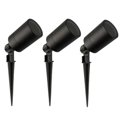 Imagen de Ledvion 3X Focos LED de Jardín, Casquillo GU10, Negro, 5W, IP65, Incl. Conexión Rápida