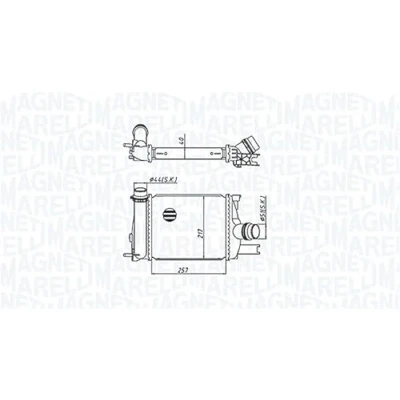 Imagen de MAGNETI MARELLI 351319205390 Intercooler RENAULT: Clio 4, Captur, DACIA: SANDERO 2