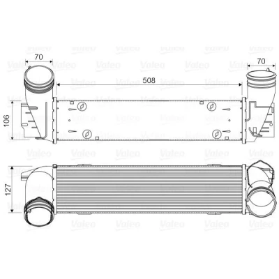 Imagen de VALEO 818342 Intercooler sin válvula EGR BMW: 3 Touring, Berlina, Coupé