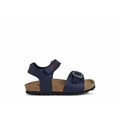 Imagen de Geox B Sandal Chalki Boy, Sandalia Bebé Niños, Multicolor Navy Dk Red, 21 EU