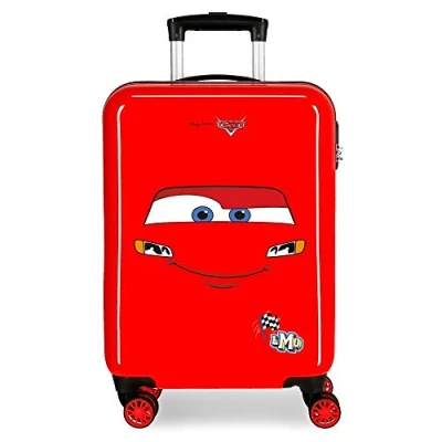 Imagen de Disney Cars Lightning Mcqueen Maleta de cabina Rojo 38x55x20 cms Rígida ABS Cierre combinación lateral 34L 2,7 kgs 4 Ruedas Dobles 0