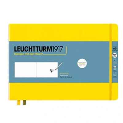 Imagen de LEUCHTTURM1917 362368 Sketchbook Medium Landscape (A5), tapas duras, 112 pág. (150 g/m²), Limón