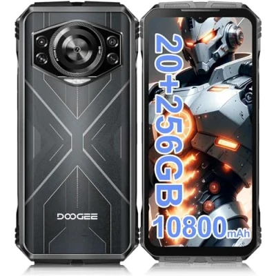 Imagen de DOOGEE S Cyber Móvil Todoterreno (2025) Teléfono Movil Irrompible Android 14, 10800mAh, Resistente 20GB+256GB/ 6.58 FHD, 50MP+16MP Cámara Dual 4G