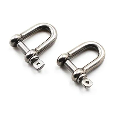 Imagen de 304 Acero inoxidable D anillo grillete Lock para construcción resistente M12 (2 Piezas)