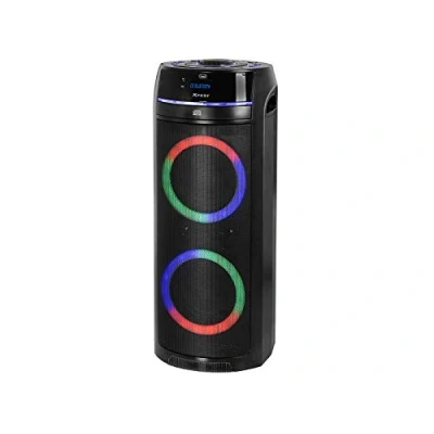 Imagen de Trevi XFest XF 900 CD Altavoz Amplificado Portátil 90W, Reproductor de CD, USB, Micro SD, AUX IN, Bluetooth, Batería Integrada, Karaoke Party Speaker con Micrófono Incluido