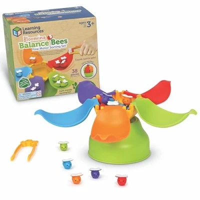 Imagen de Learning Resources Juego de clasificación motricidad Fina Equilibrio Abejas en Flores, 3+, Actividades Preescolar, Juguetes sostenibles Montessori Aprendizaje, 2 4,