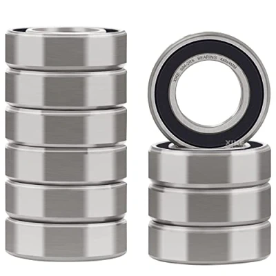 Imagen de XiKe 10 piezas 684 2RS Mini Rodamiento de bolas 4x9x4mm Doble junta goma y Acero al cromo Pre lubricados, 684RS Rodamientos rígidos a con retenes.
