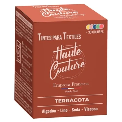 Imagen de Tinte Textil Terracota 350g Todo en Uno Listo para usar Ropa y Tejidos HAUTE COUTURE