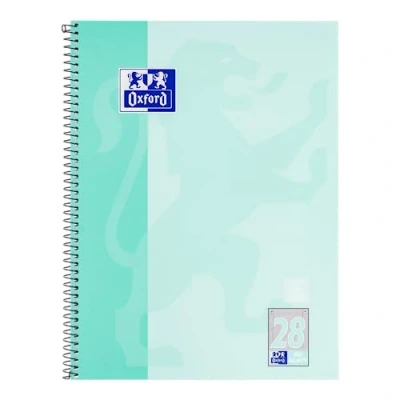 Imagen de Oxford Libreta A4 cuadriculada, 80 hojas, perforada, color menta