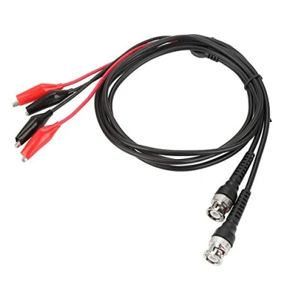 Imagen de Cable de Prueba Clip BNC 2 Cables P1011 a Doble Osciloscopio