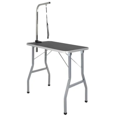 Imagen de vidaXL Mesa de baño para Perros, Gatos y Mascotas Ajustable 1 Lazo, Aseo Mascotas,