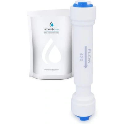 Imagen de smardy Limitador de Flujo Agua 420CC Flow Restrictor para Manguera 1/4&quot; (6,35mm), Osmosis inversa, Filtro Agua, Refrigerador