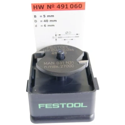 Imagen de Festool fresa de disco para ranurar hw d40x5