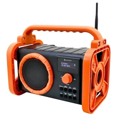 Imagen de Soundmaster DAB80SG Radio para Obras con Dab+/UKW Bluetooth y batería de Iones Litio