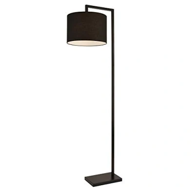 Imagen de lux.pro Lámpara de pie Düsseldorf Moderna Diseño Altura 161 cm Iluminación Interior Luz efectiva Negro 1 x E27