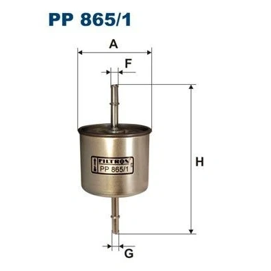 Imagen de Filtro de combustible FILTRON PP865/1