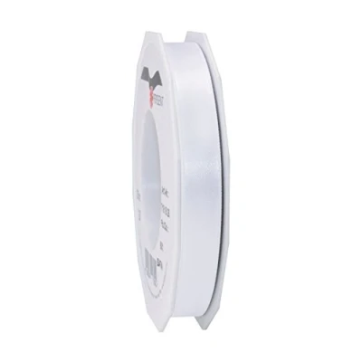 Imagen de Prasent C.E. Pattberg Rollo de Cinta Doble Cara Satinado 15 mm x 25 m, Color Blanco