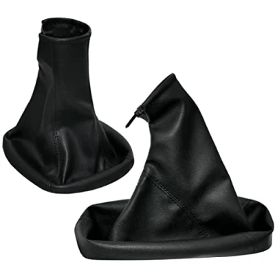 Imagen de AERZETIX C57724 Funda para palanca de cambios y freno mano compatible con Opel Tigra Twintop 2004 a 2009 color: negro en piel sintética