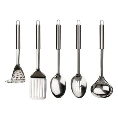 Imagen de Premier Housewares Juego de 5 Utensilios Cocina (Acero Inoxidable)