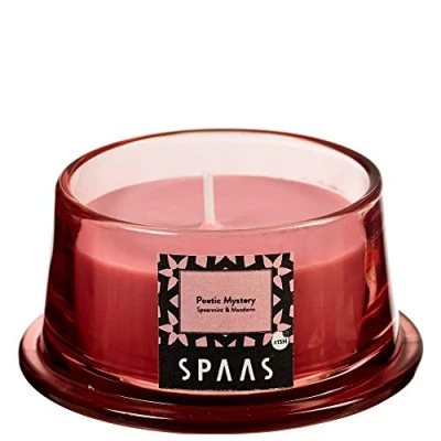 Imagen de Spaas Vela Perfumada en Vaso Bajo, ± 15 Horas Misterio, Vidrio, Cera de parafina, Rubor Rosa, Poetic Mystery