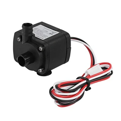 Imagen de bomba de agua CC 12 V 300L/H Flujo 1800 revoluciones/minuto Disipación calor rápida Mini alta velocidad para sistema enfriamiento computadora escritorio
