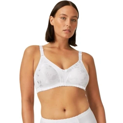 Imagen de National Geographic Library Minimiser Moulded Soft Cup Bra Sujetador, Blanco, 95B para Mujer