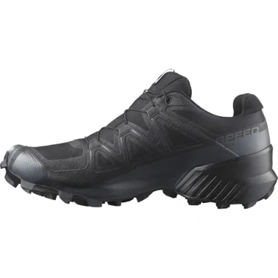 Imagen de Salomon Speedcross Gore Tex Zapatillas Impermeables de Trail Running para Hombre, Protección climática, Agarre agresivo, Ajuste preciso, Black, 42 2/3