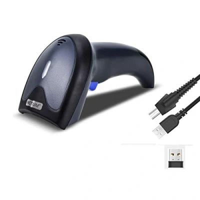 Imagen de NETUM Escáner de códigos barras Bluetooth 2D 3 en 1 (2.4G inalámbrico y cable USB) Lector QR PDF417 DataMatrix para teléfono móvil Android iOS PC W8 X