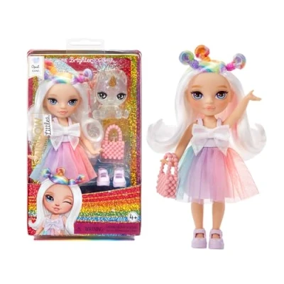 Imagen de RAINBOW HIGH Littles Opal Raine Muñeca de Moda Pequeña y Articulable Arco Iris 14 cm con Bolso Unicornio Mágico Mascota Adecuada para Niños Coleccionistas
