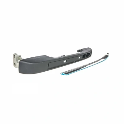 Imagen de VAICO V10 6155 Manecilla de Puerta Atrás derecha sin cilindro cierre, llave negro Original calidad